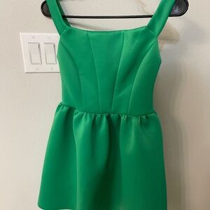 Off the shoulder scuba dress